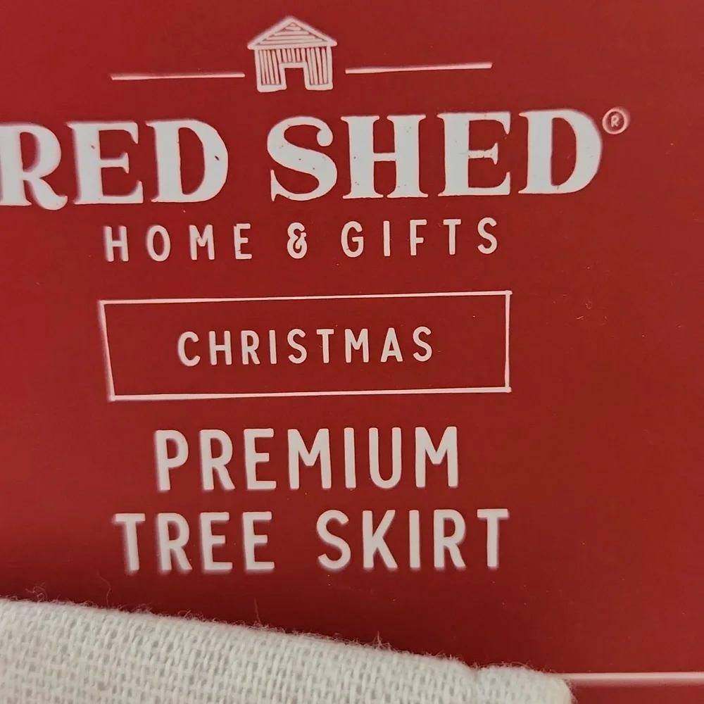 Red Shed 48 in Tree Skirt - Picture 4 of 5